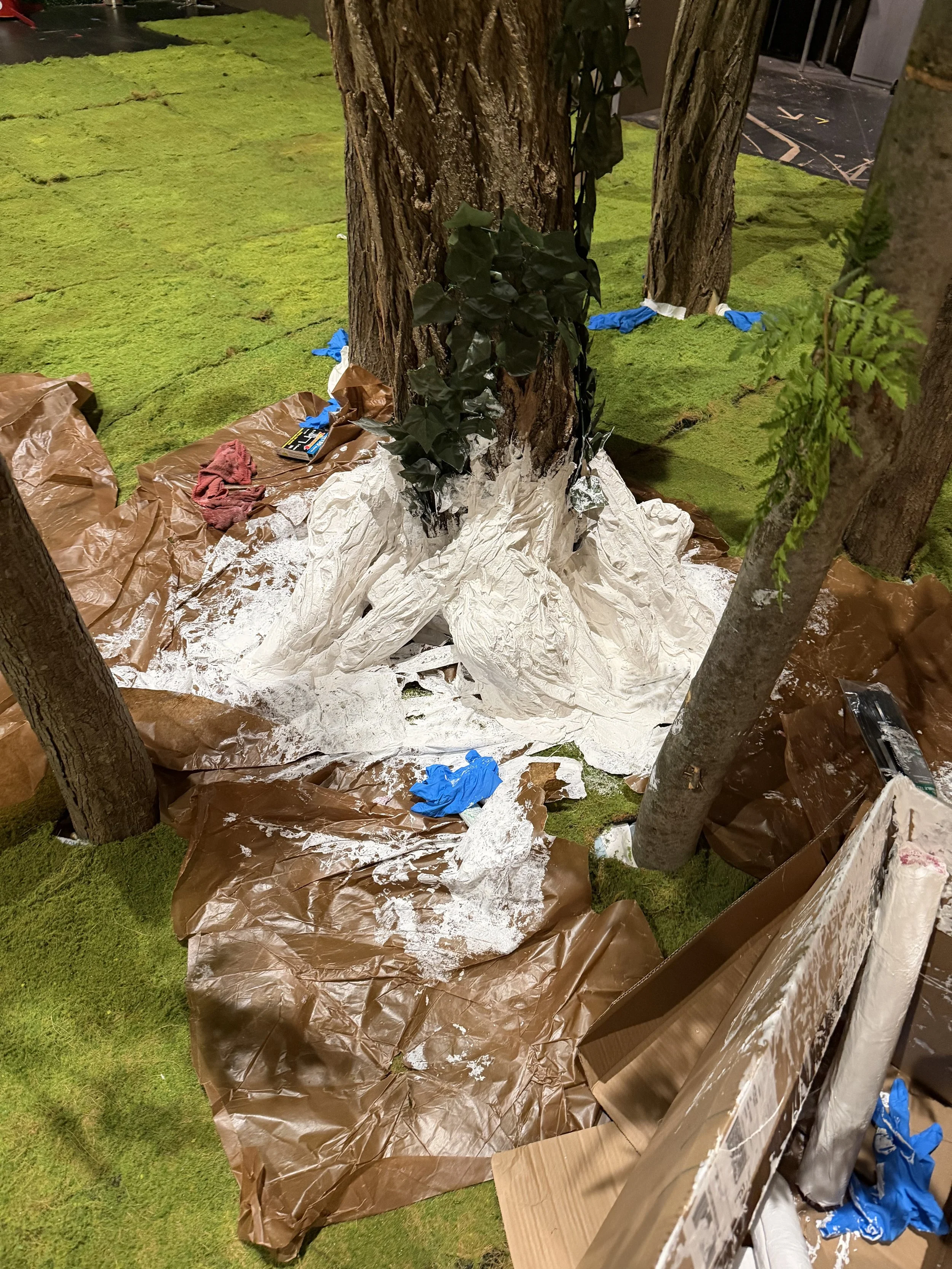 Elastomeric and Muslin Tree Root Process