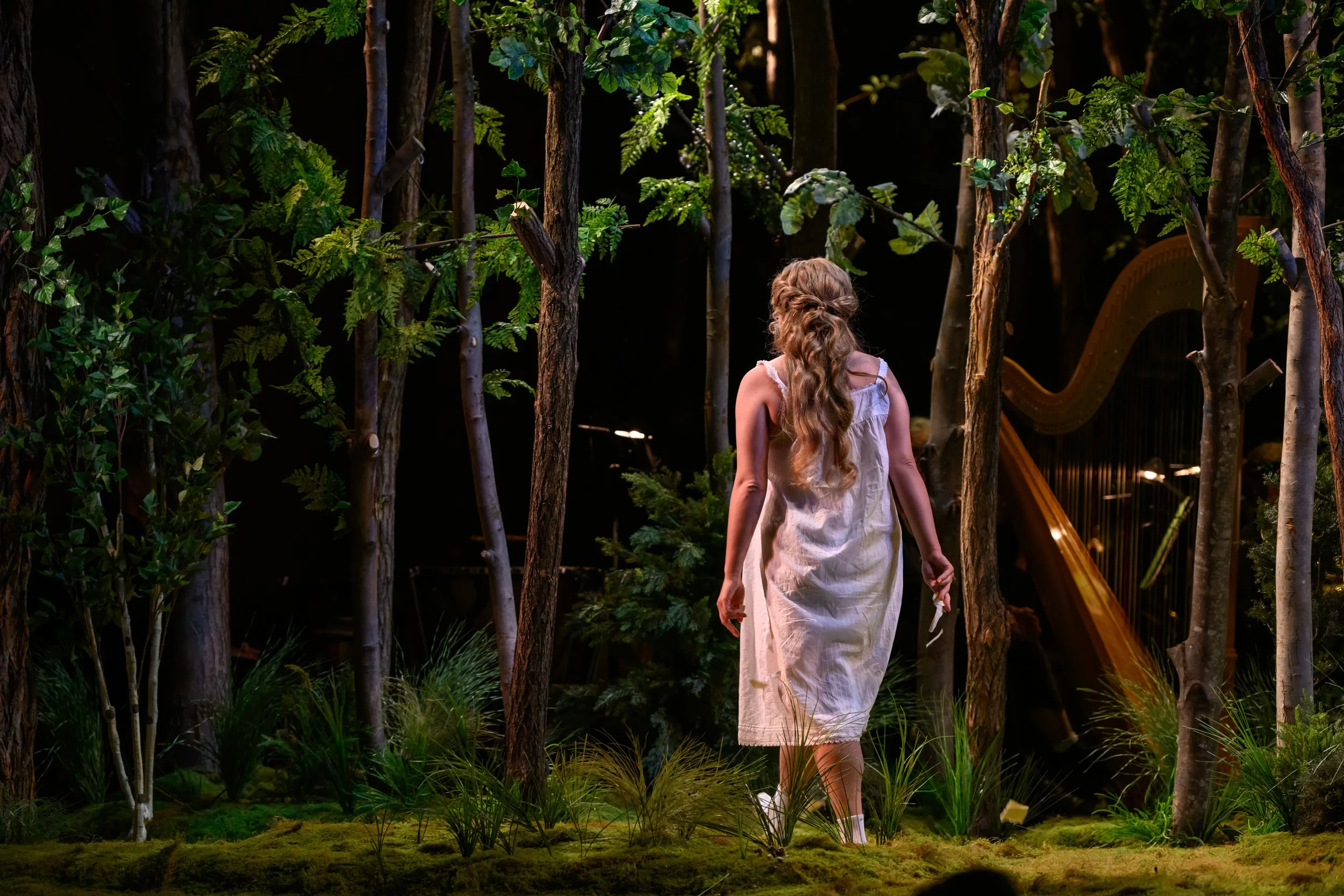 Forest greenery and set dressing