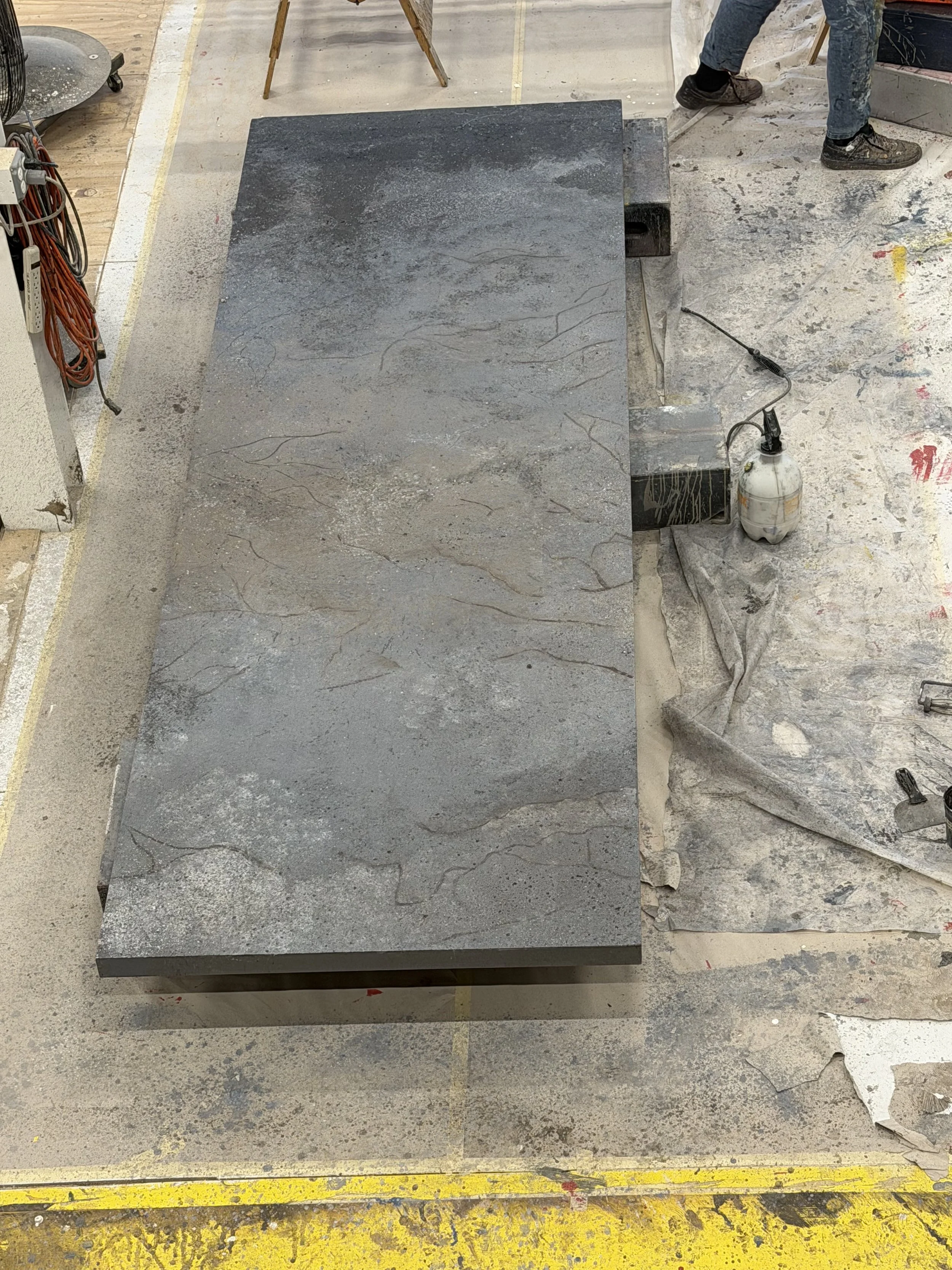 Concrete Masking Wall