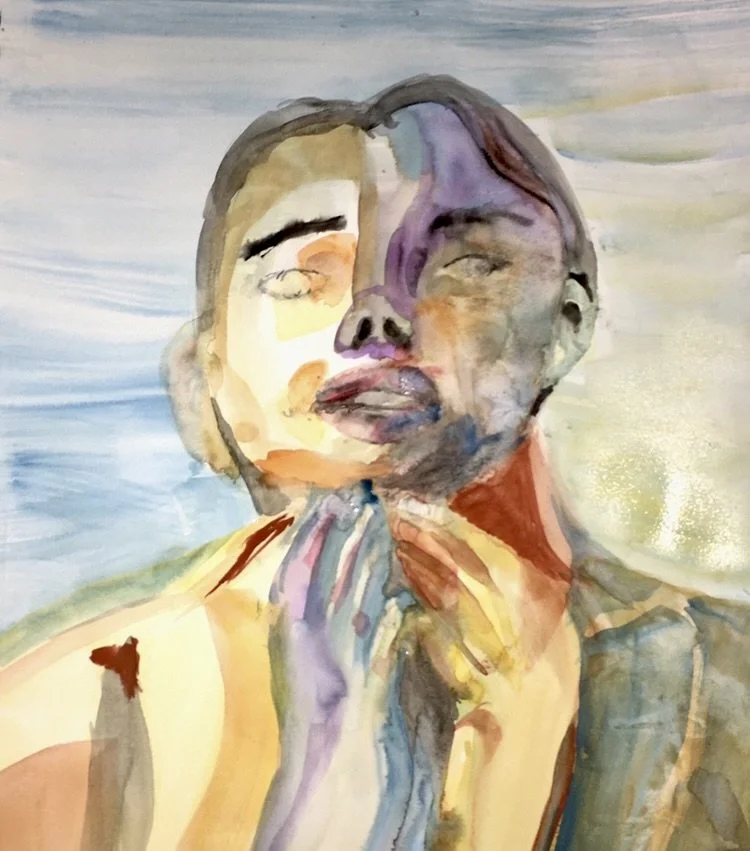 Not my Reflection - Watercolor on Paper by Goldie Snow