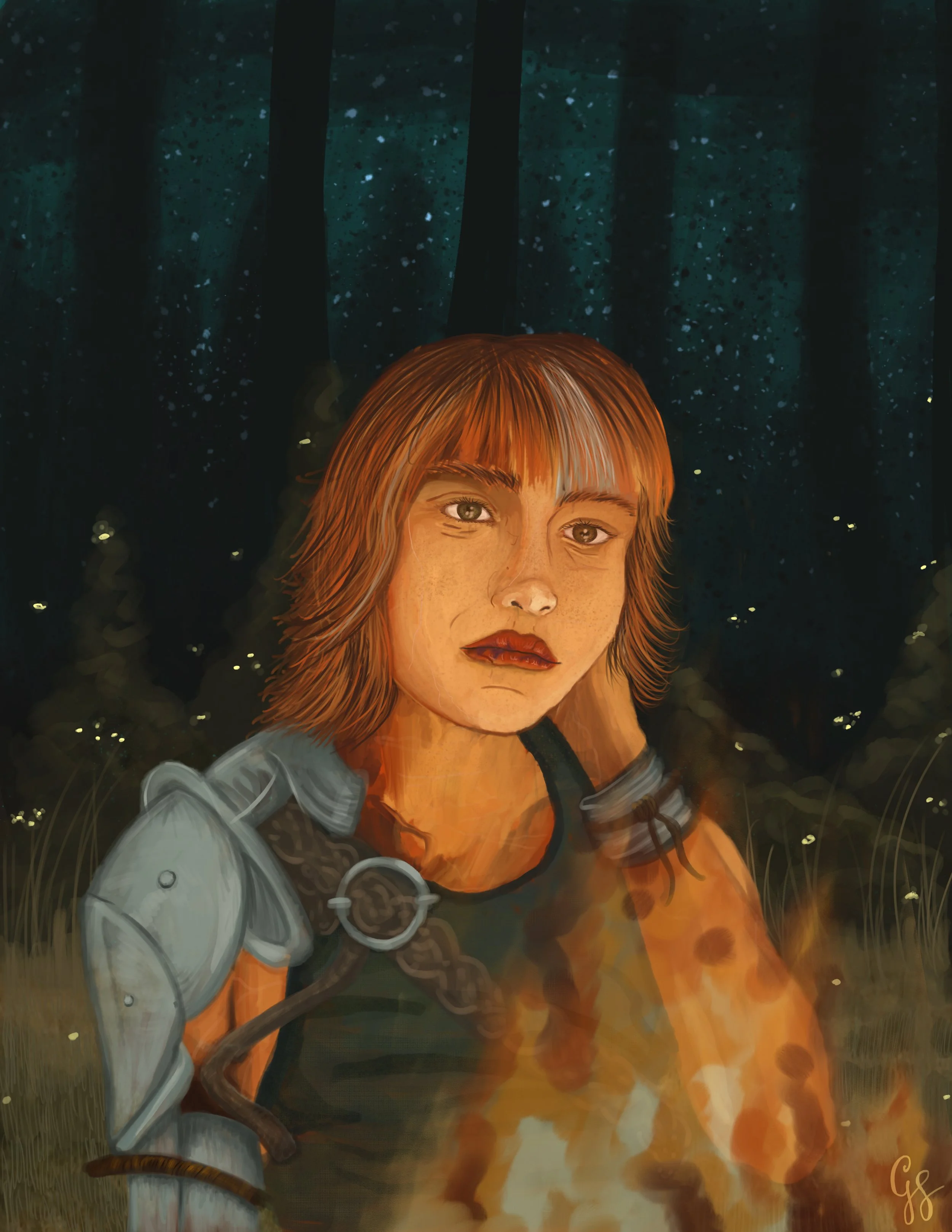 Dez - digital Drawing by Goldie Snow