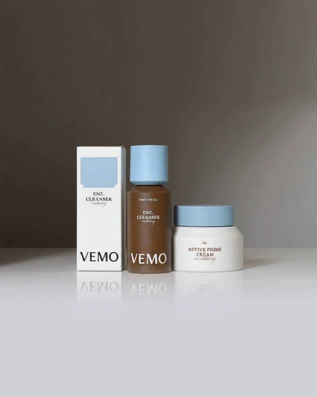 The ritual reset you deserve🧴 Purify, prep, and protect your skin.

- Enz. Cleanser 120ml
- Revive Prime Cream 50g
#vemo #molecularskincare #skincareritual #selfcarefirst