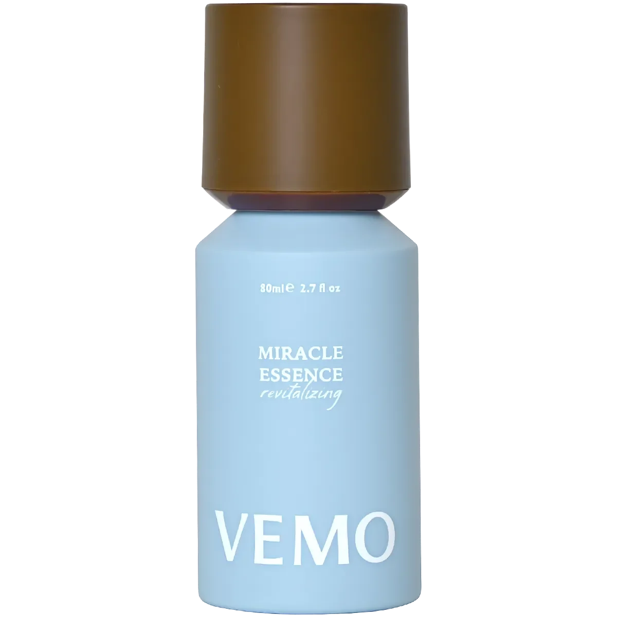 VEMO Miracle Essence 80ml: A lightweight and refreshing essence formulated with 85% Bifida Ferment Filtrate and Bacillus/Soybean Ferment Extract, which helps support the skin's barrier and enhance the natural vitality from within.