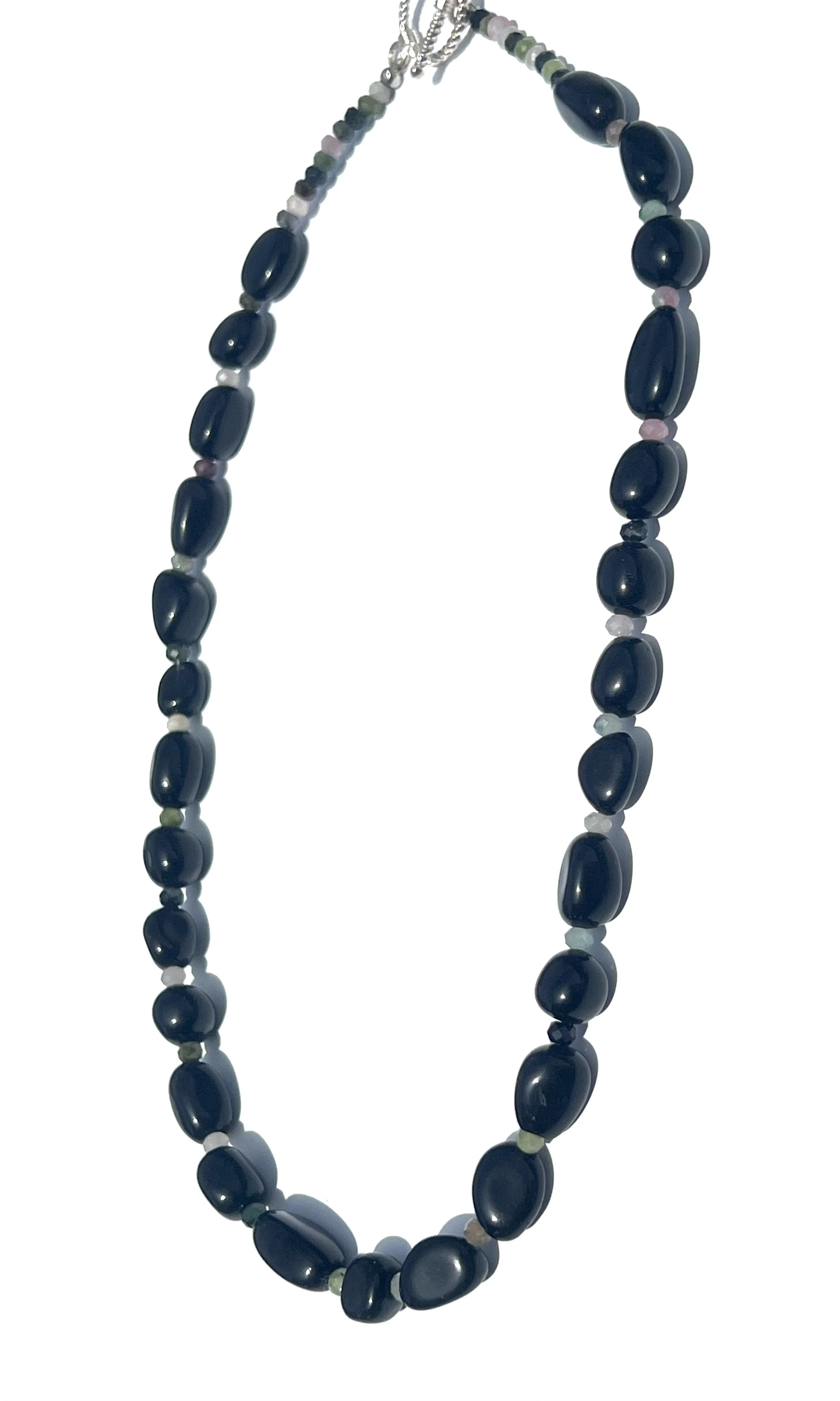 Black Jasper & Tourmaline Necklace
