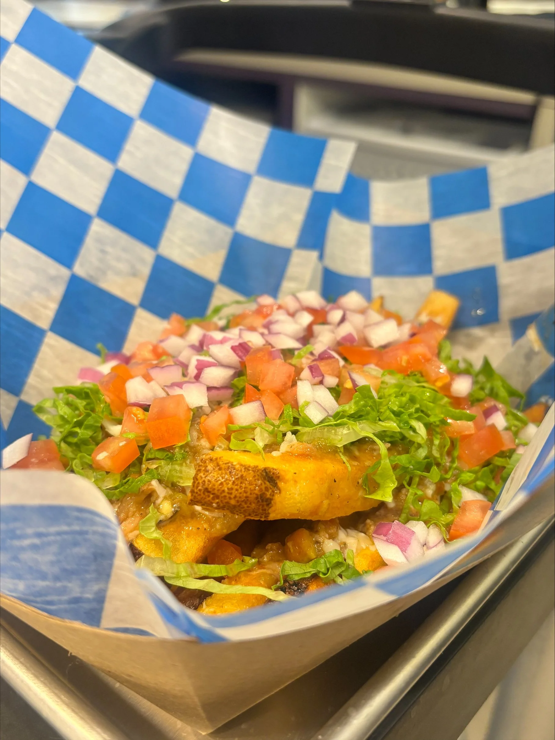 Green Chili Fries Loaded