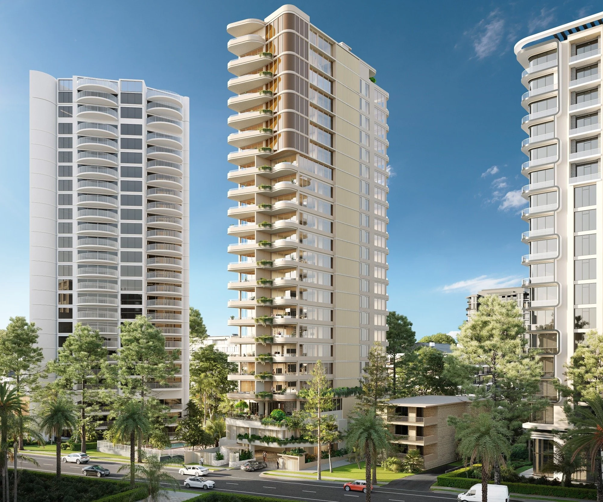 75 Old Burleigh Road: Rendering a 23 Storey Tower in Surfers Paradise, Gold Coast