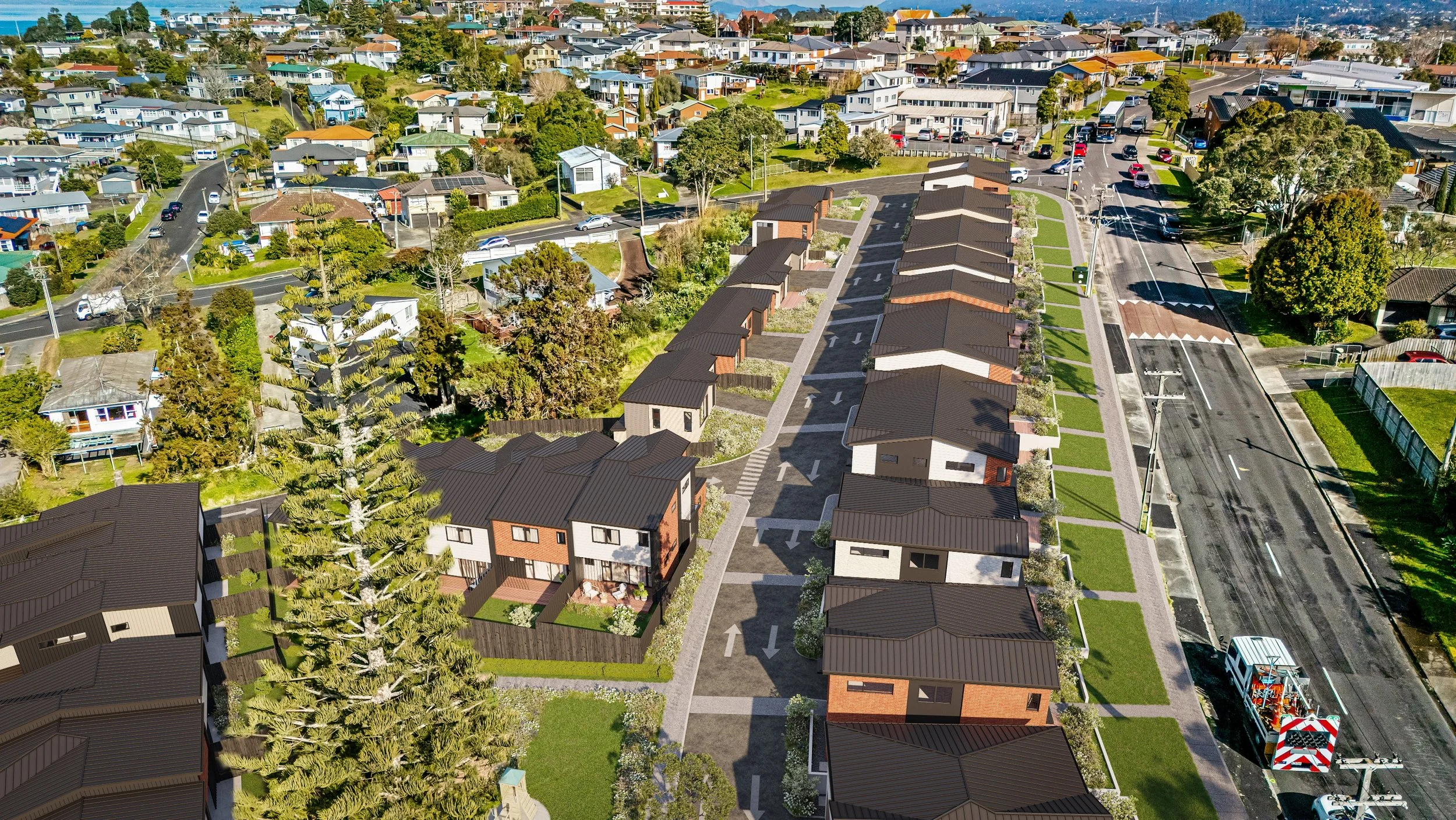 42 Homes Rendered at Glass Road, Mount Roskill