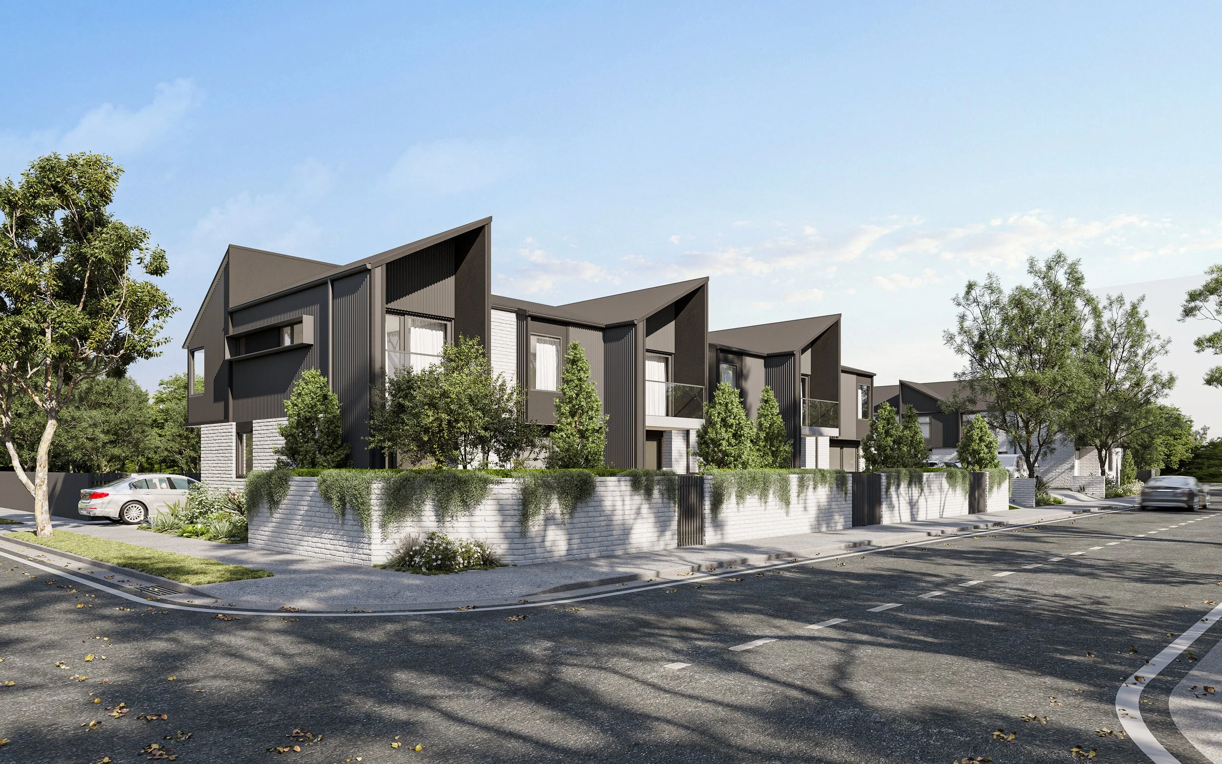 Town House Rendering 3D Townhouse Rendering Australia & NZ | 3D Rendering — Revolution Studio