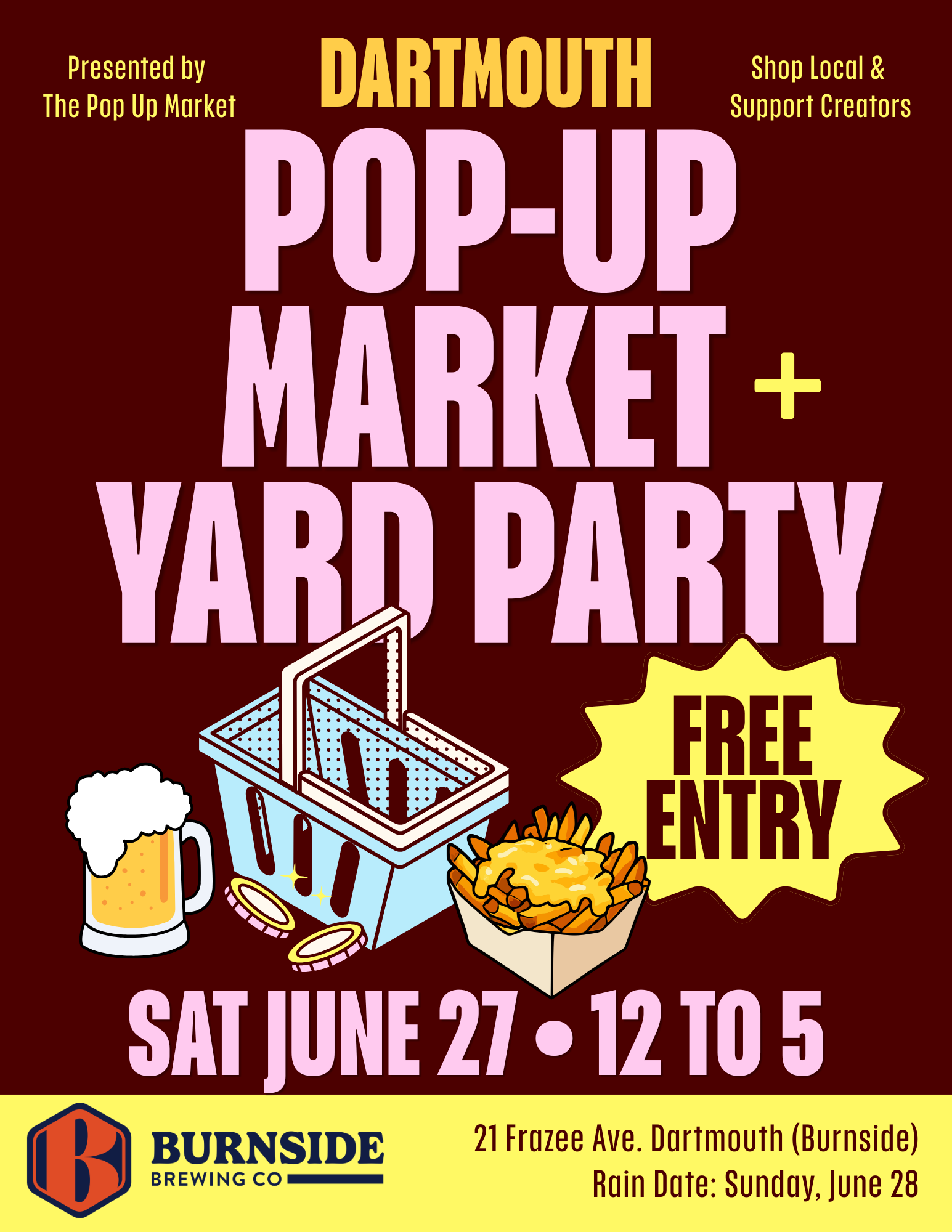 Dartmouth Yard Party + Pop Up Market