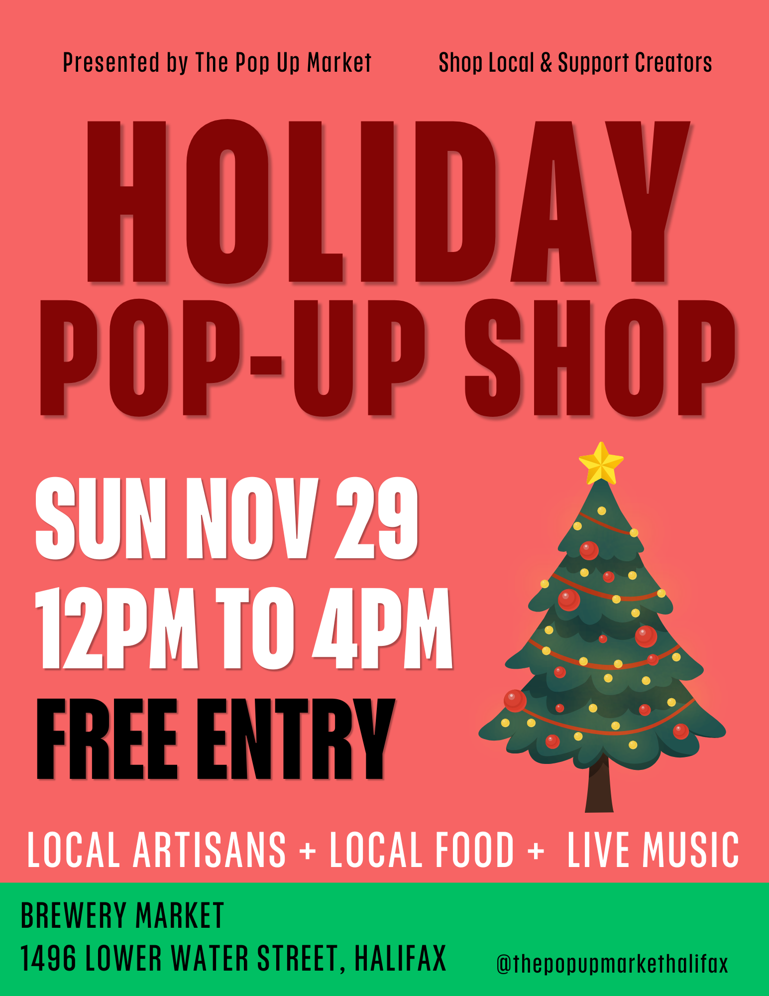 Holiday Pop Up Shop