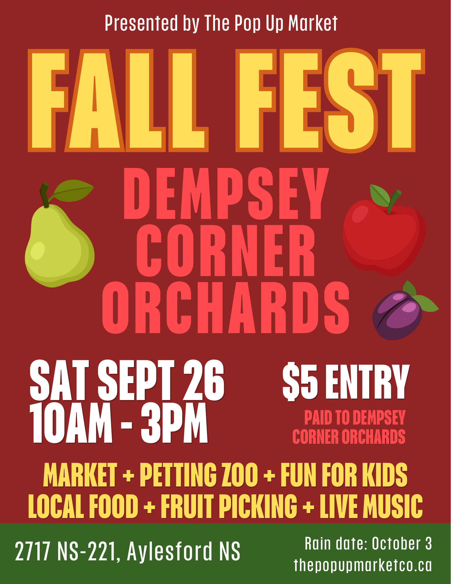 FALL FEST @ Dempsey Corner Orchards