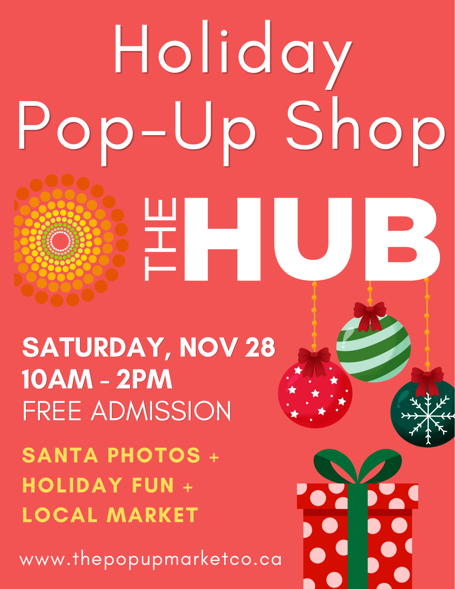 Holiday Pop Up Shop @ The Hub Shopping Centre