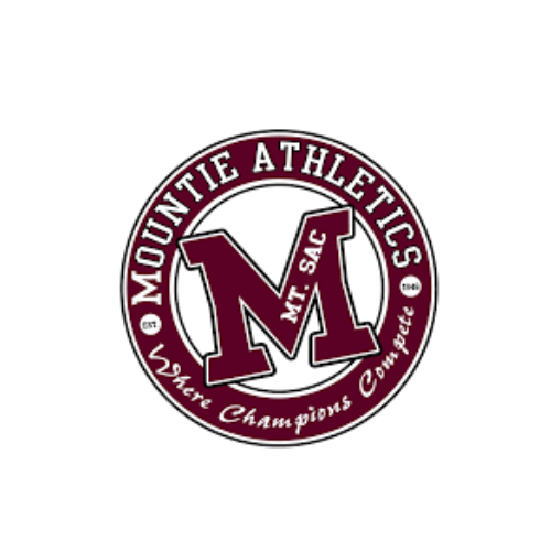 Mountie Athletics logo with a large maroon 'M' and the words 'Mountie Athletics' and 'Where Champions Connect' around it.