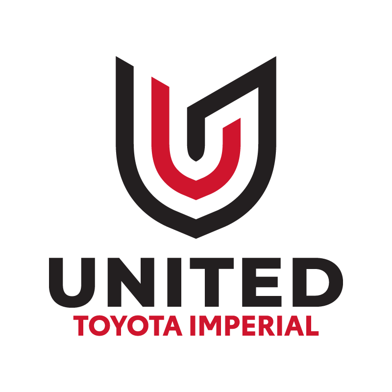 Logo for United Imperial Valley featuring a shield emblem and bold red and black text.