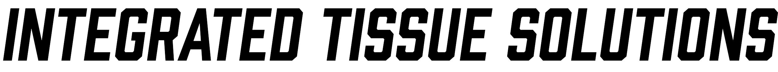 Text in bold, stylized font that says "INTEGRATED TISSUE SOLUTIONS".
