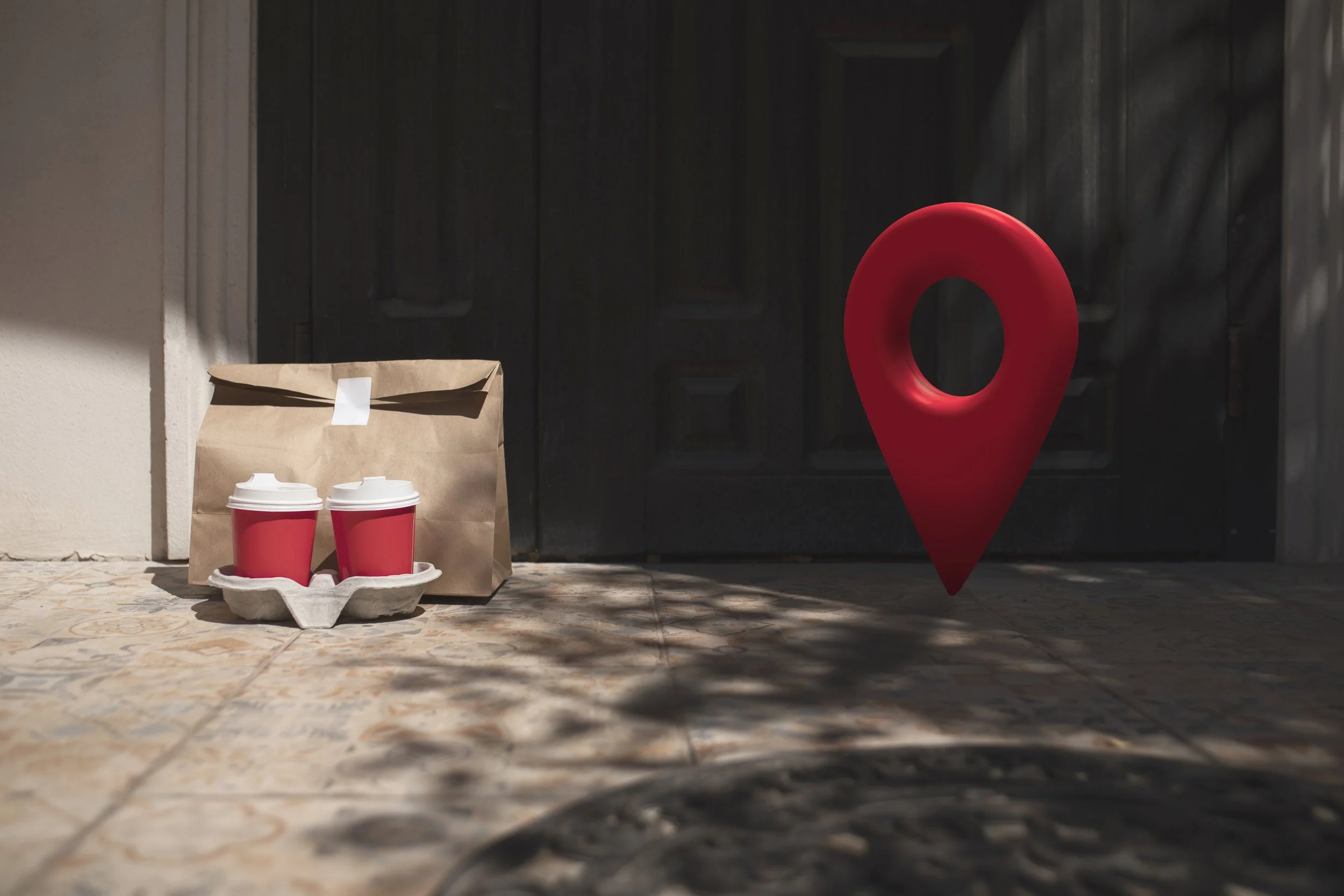 location-symbol-coffee-cups