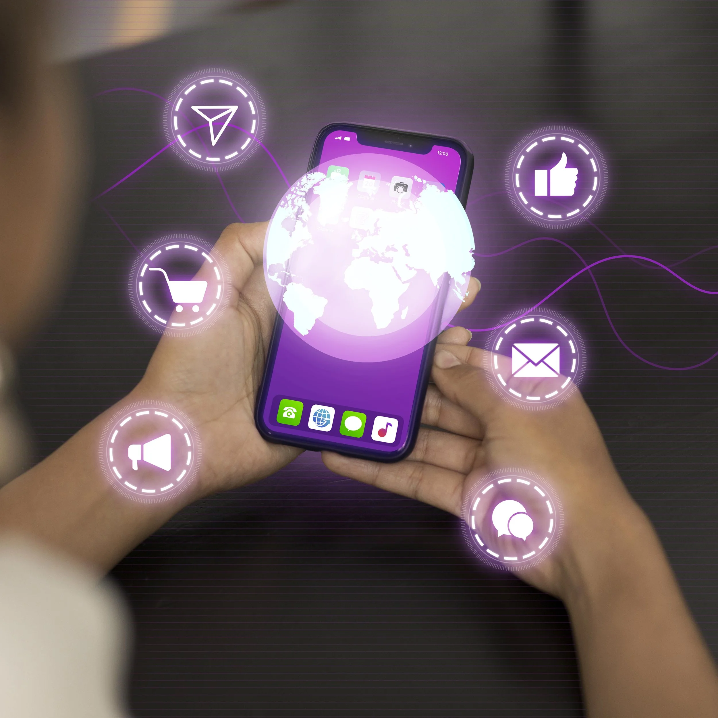 social-media-marketing-concept-marketing-with-applications