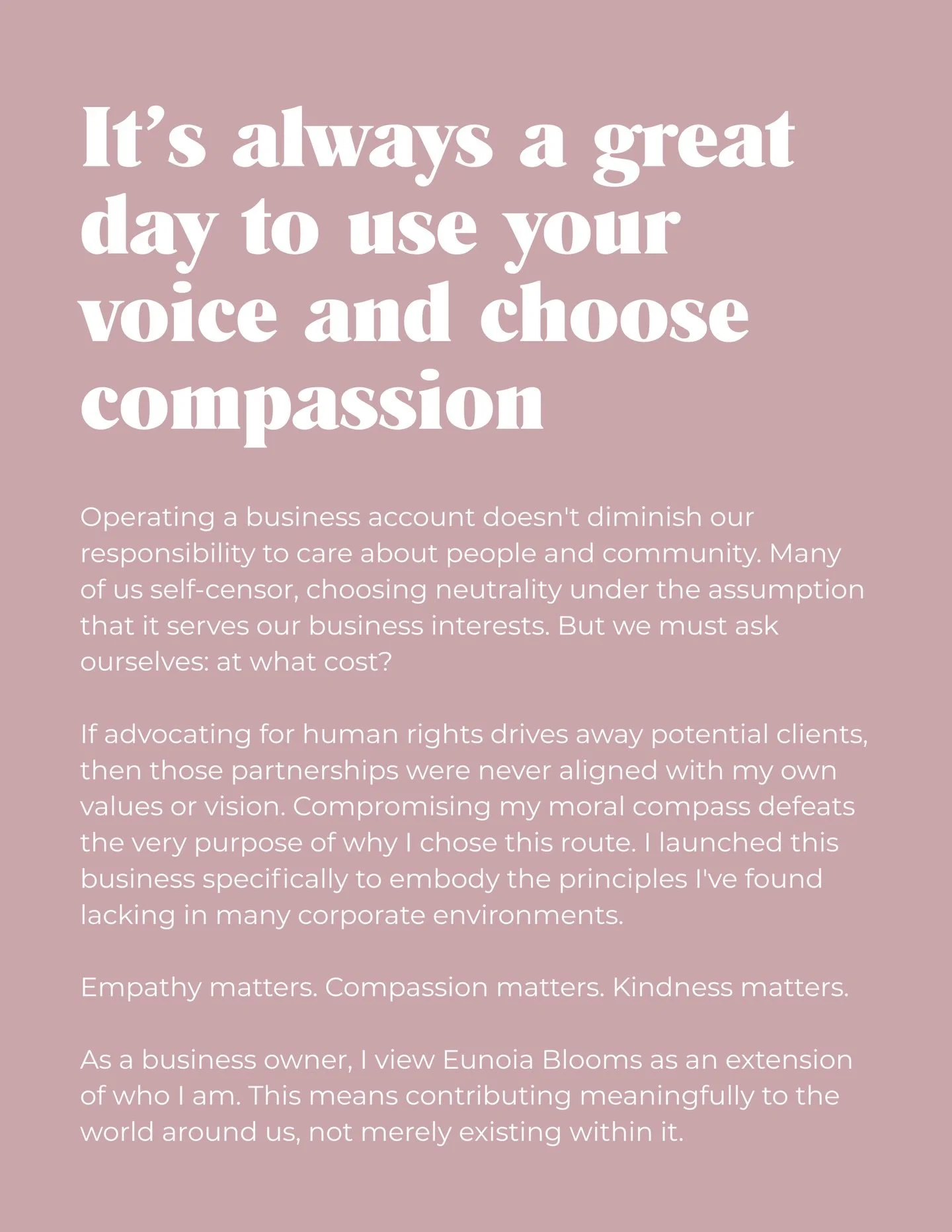This week, I received an inquiry that began with a message I didn&rsquo;t expect but deeply appreciated. The client thanked me for speaking up about what&rsquo;s happening in our country and for using my platform to raise awareness while providing me