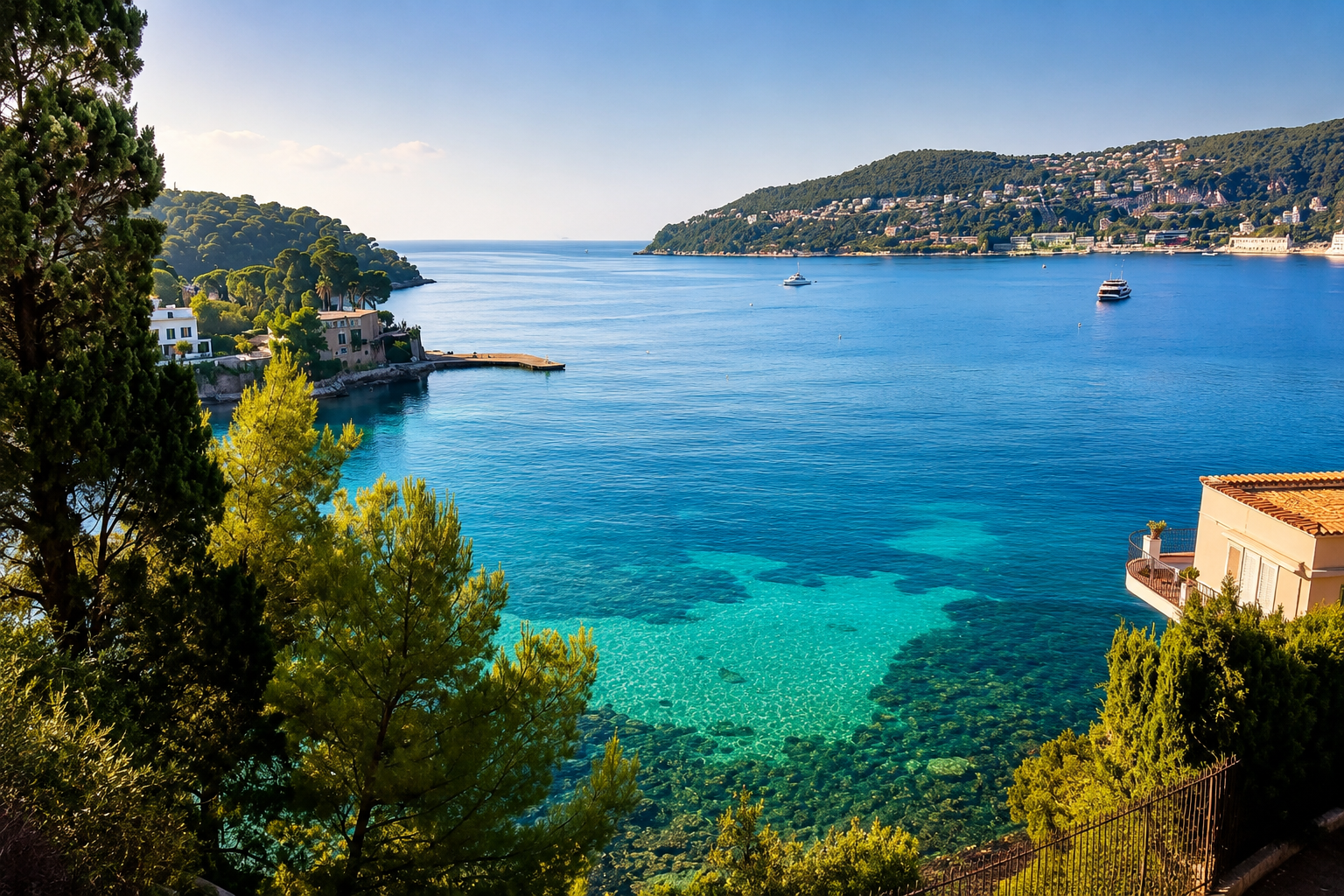 Roads along the Riviera