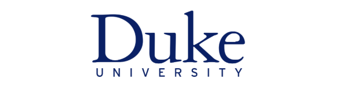 Duke University logo in blue and white