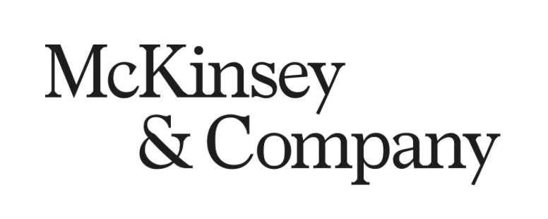 McKinsey & Company logo in black text on a white background.