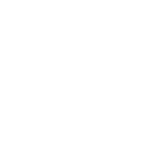 Line drawing of clouds with the sun shining behind them on a black background.