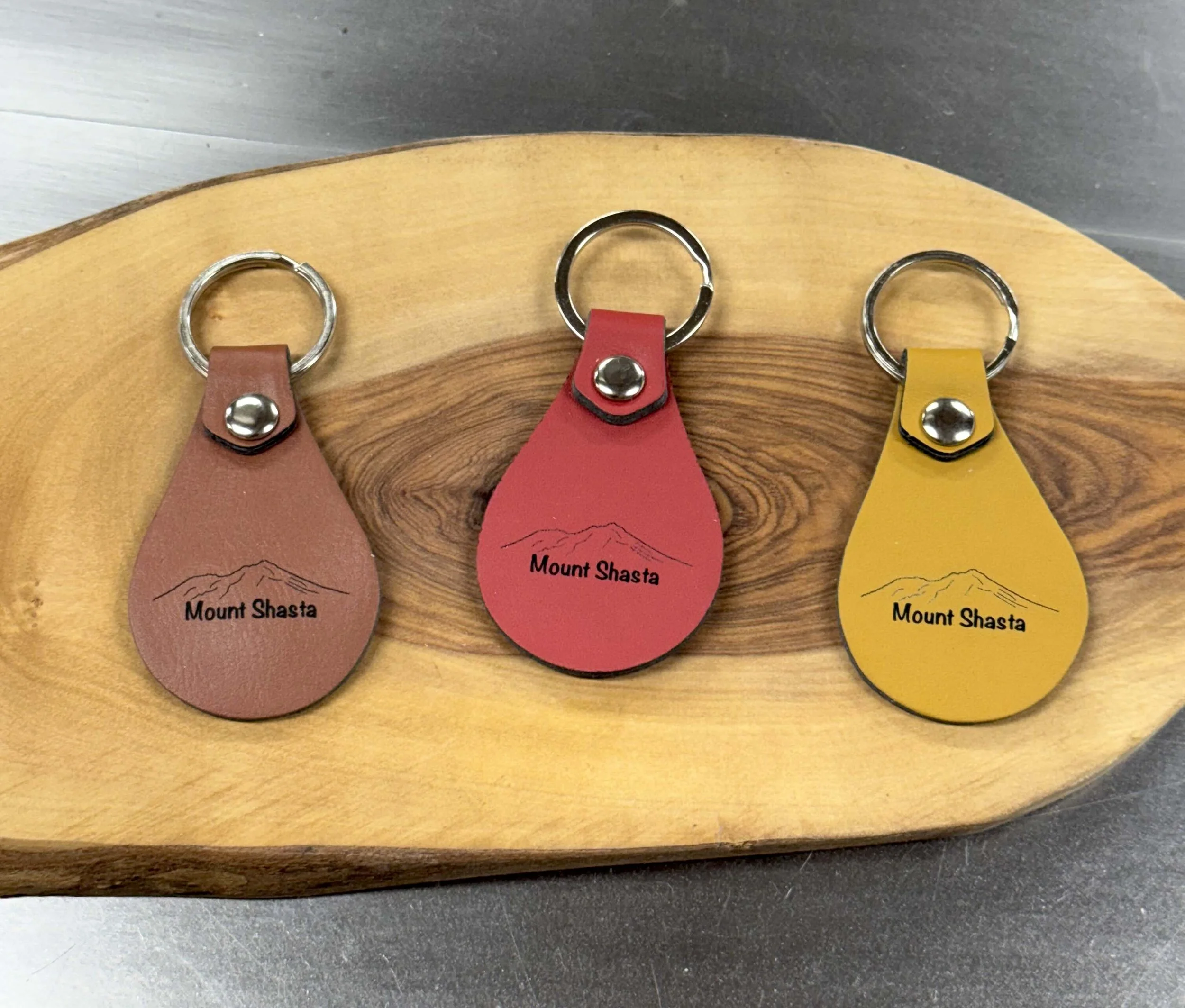 Mount Shasta Keychain