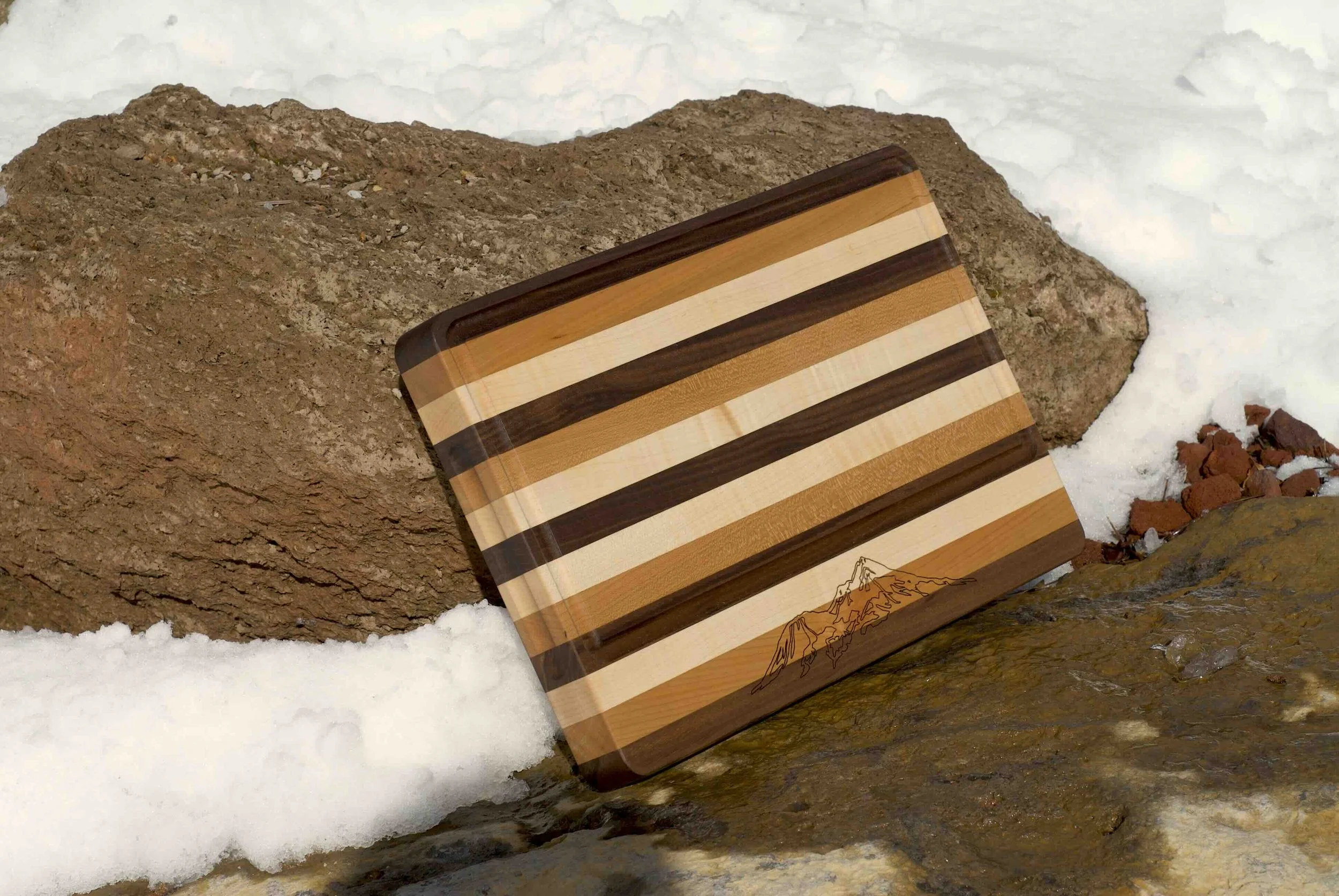The Mountain Cutting Board | Three Woods