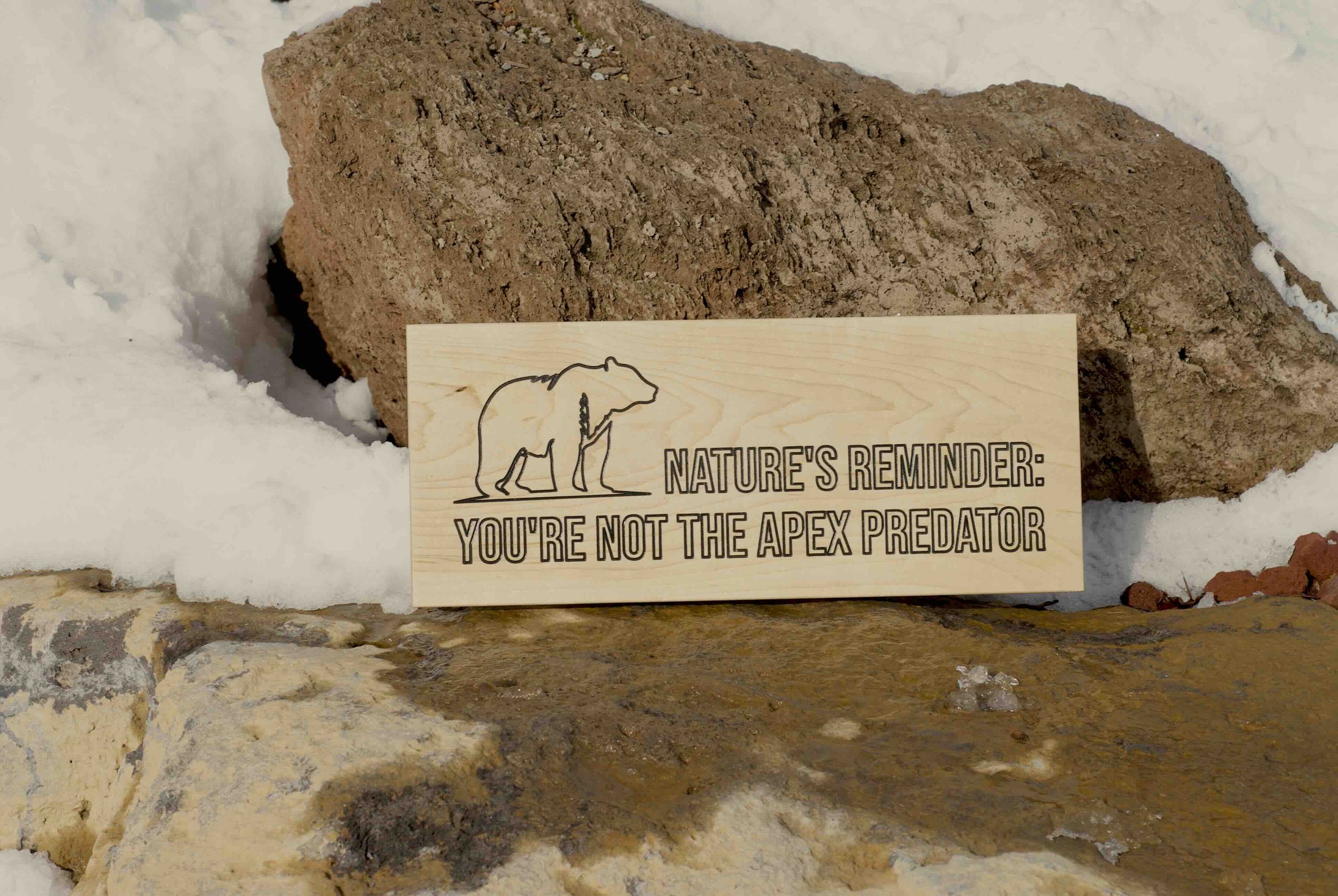 The Apex Predator Sign