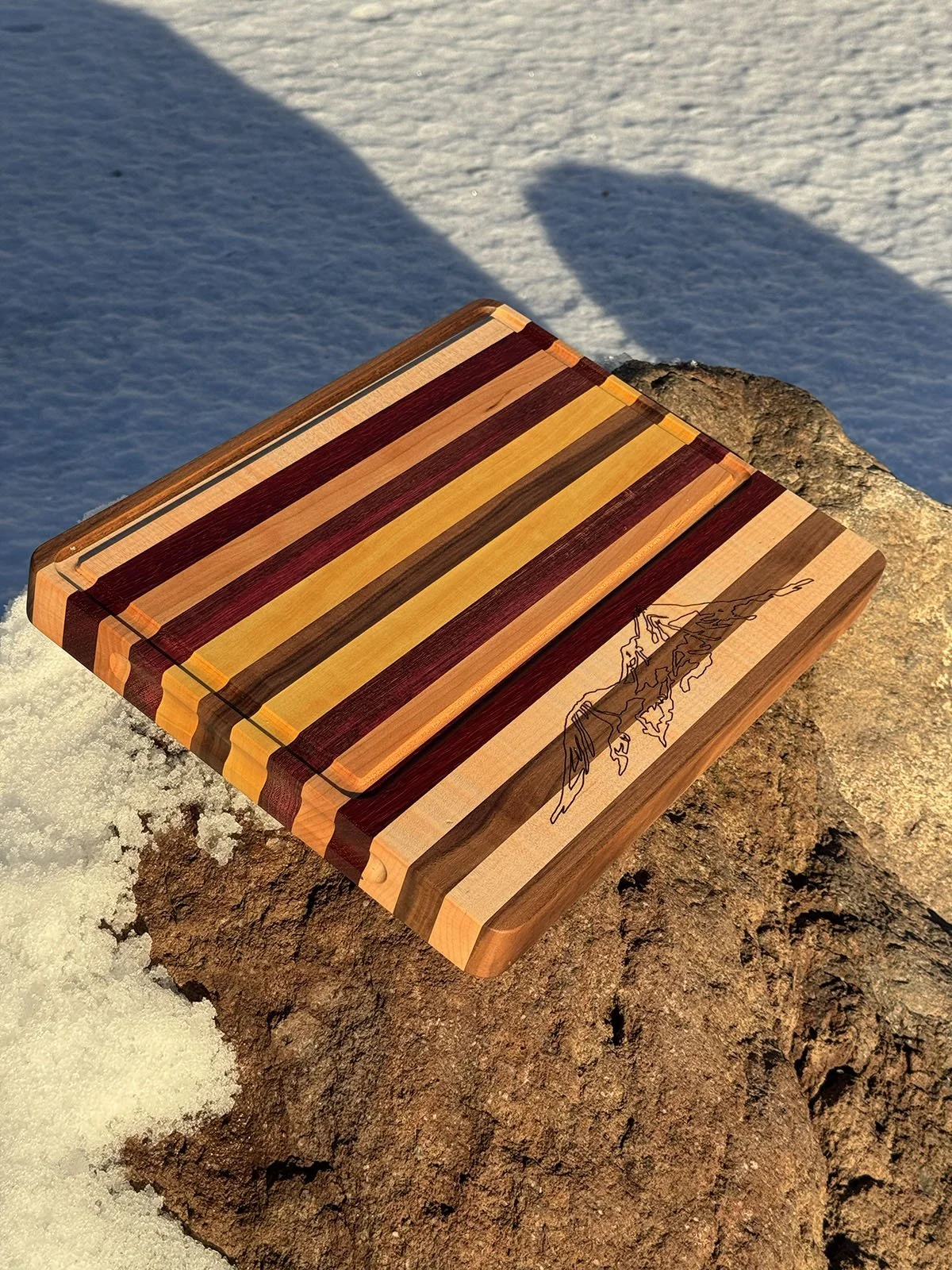 The Mountain Cutting Board | Five Woods