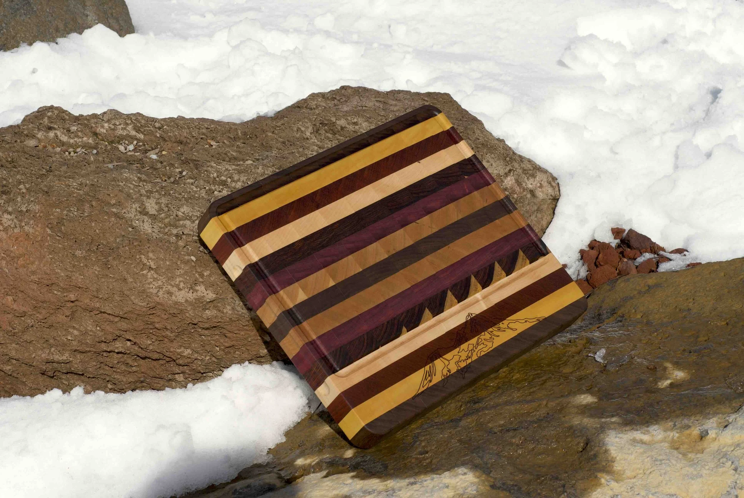 The Mountain Cutting Board | Seven Woods