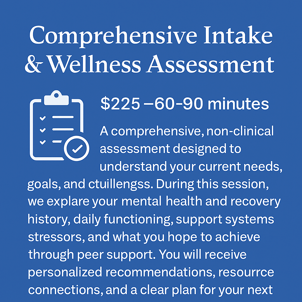 Initial Intake & Support Planning Session