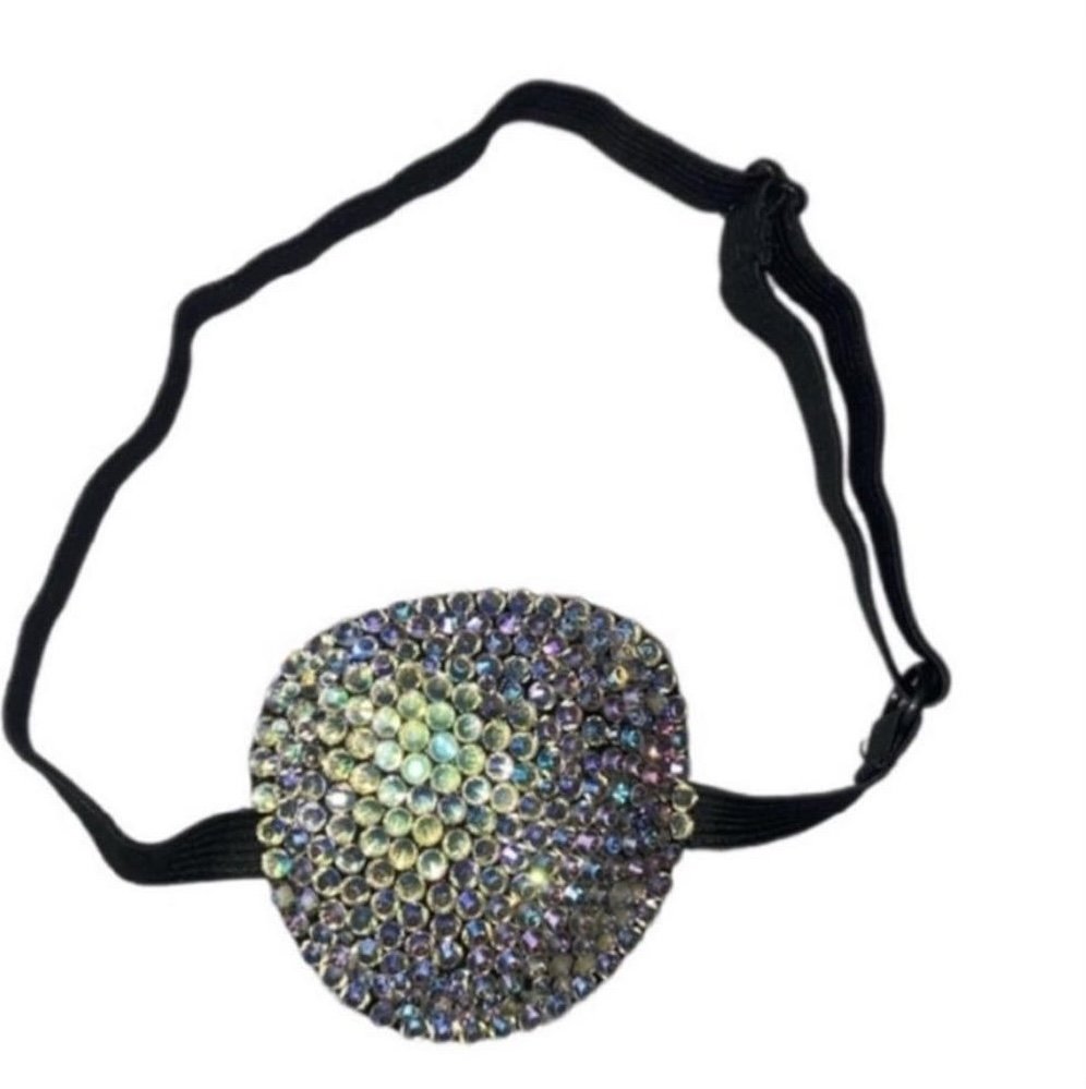 Vitrail Crystal Diamond Padded Eye Patch