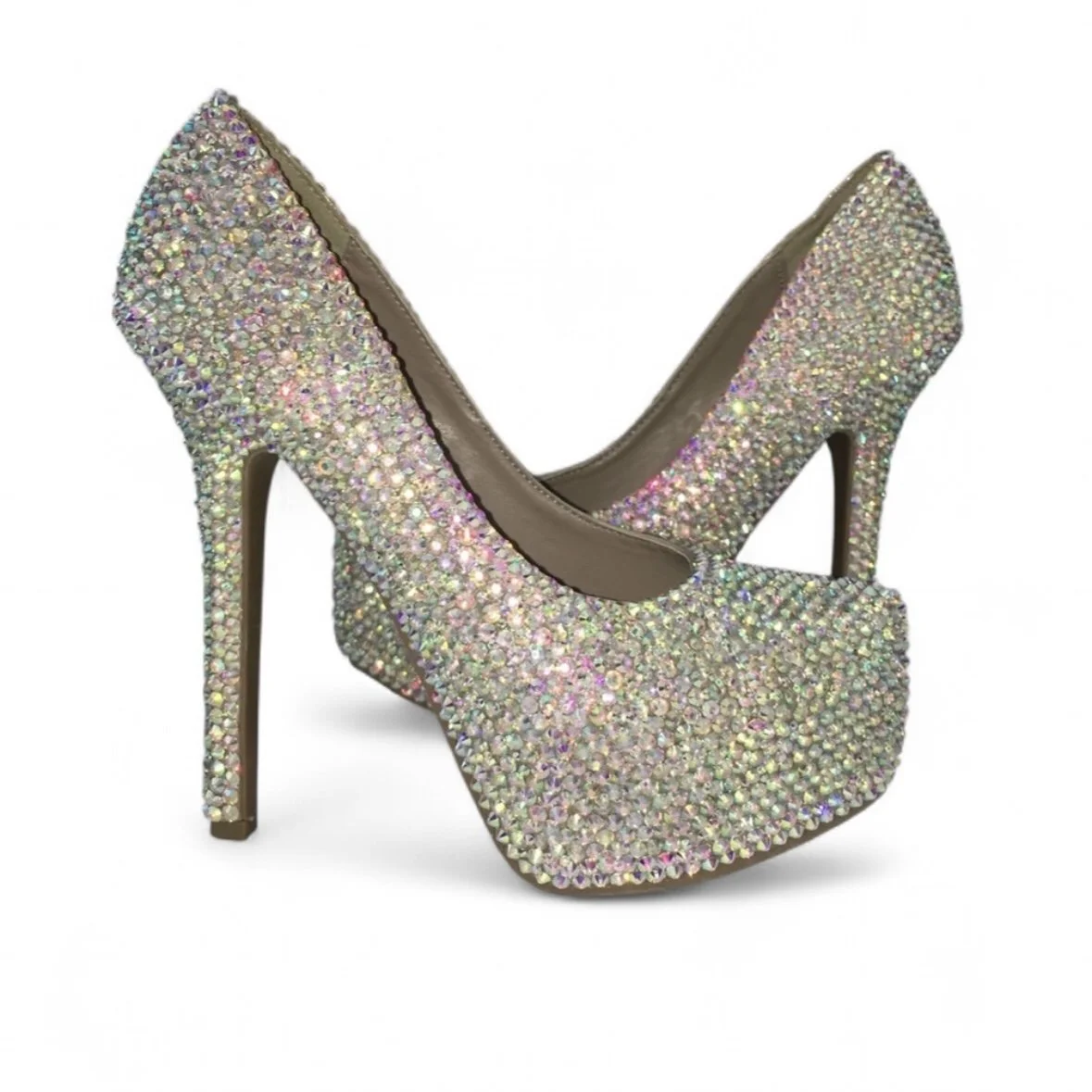 Crystal AB Iridescent Heels