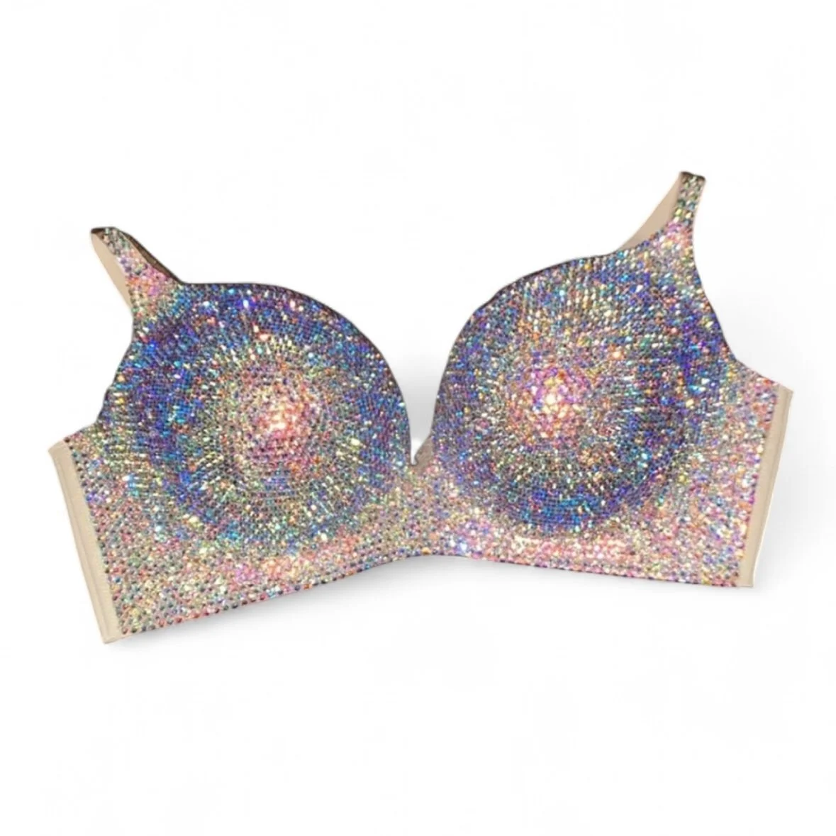 Crystal AB Diamond Bra Top