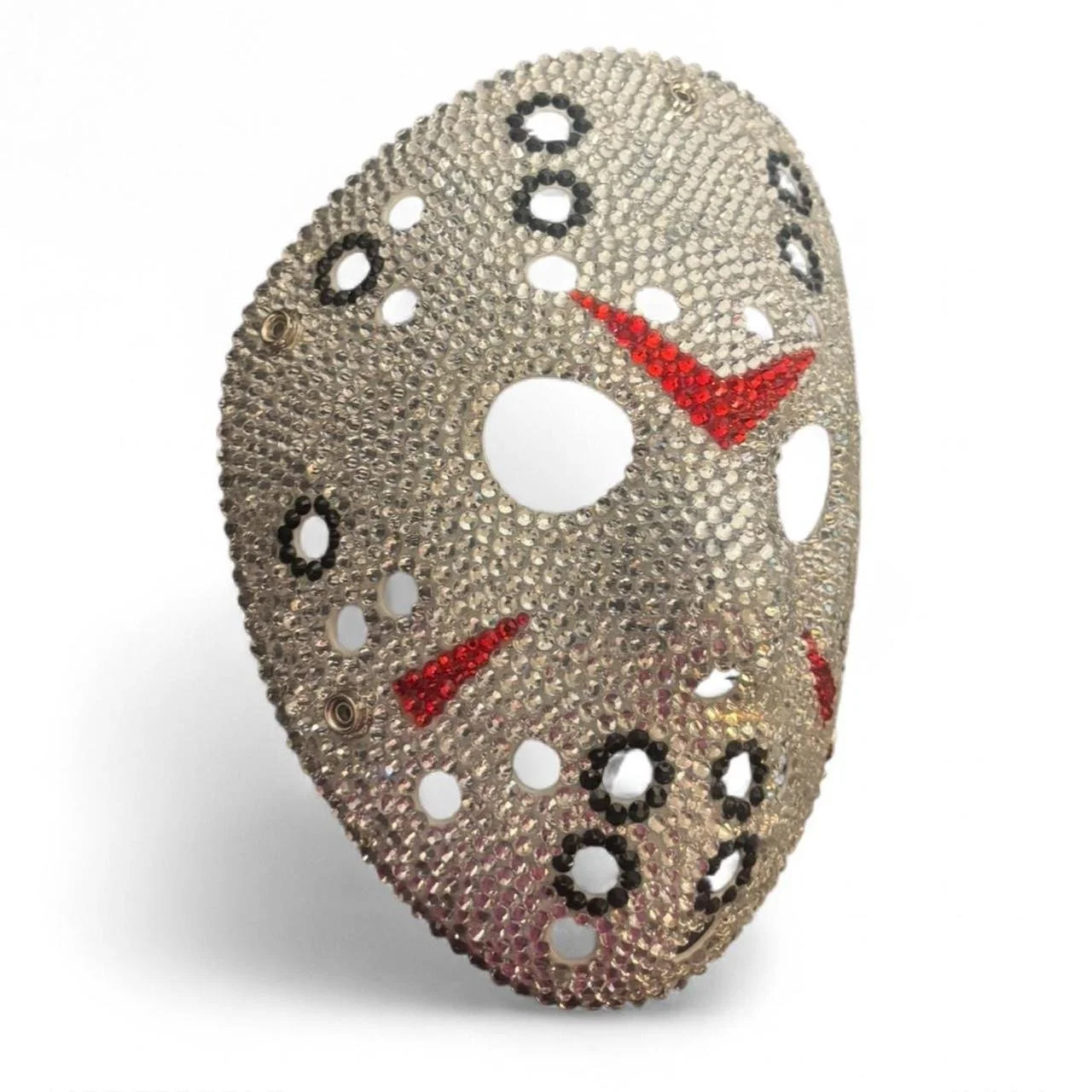 Jason Luxe Diamond Crystal Hockey Mask