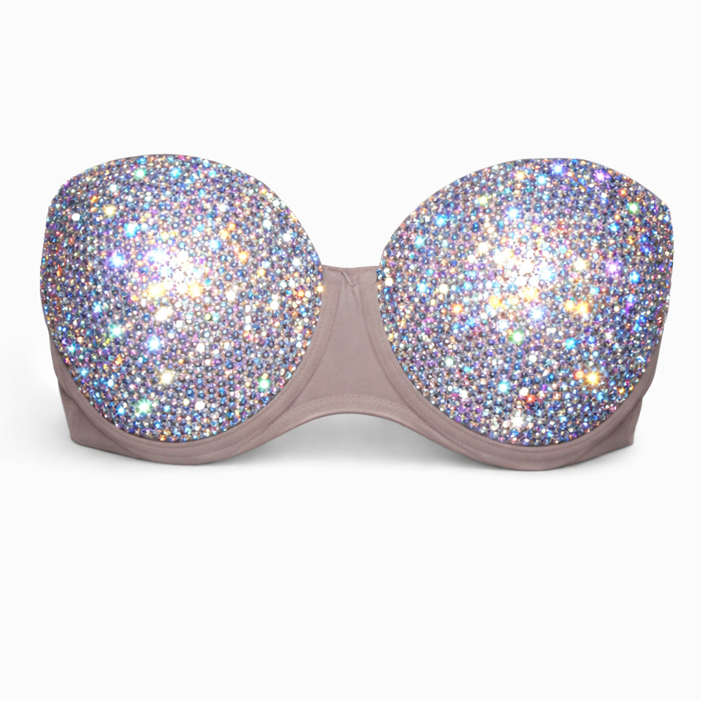 Crystal AB Diamond Bra Top