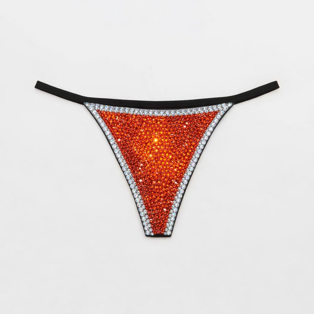 Orange & Crystal Pantie