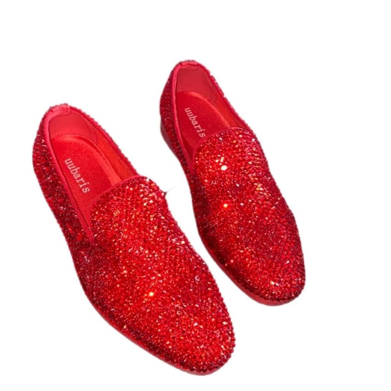 Mens Siam Red Diamond Loafers