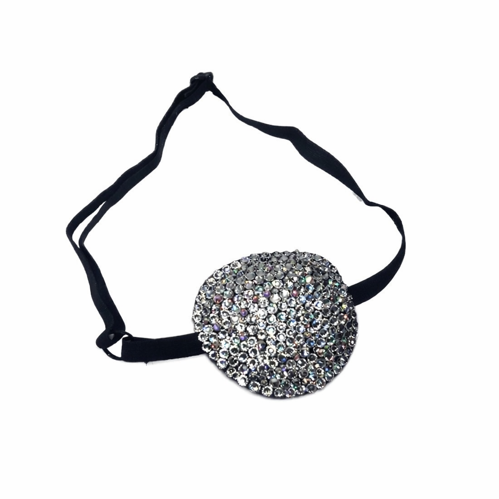 Crystal & AB Diamond Padded Eye Patch