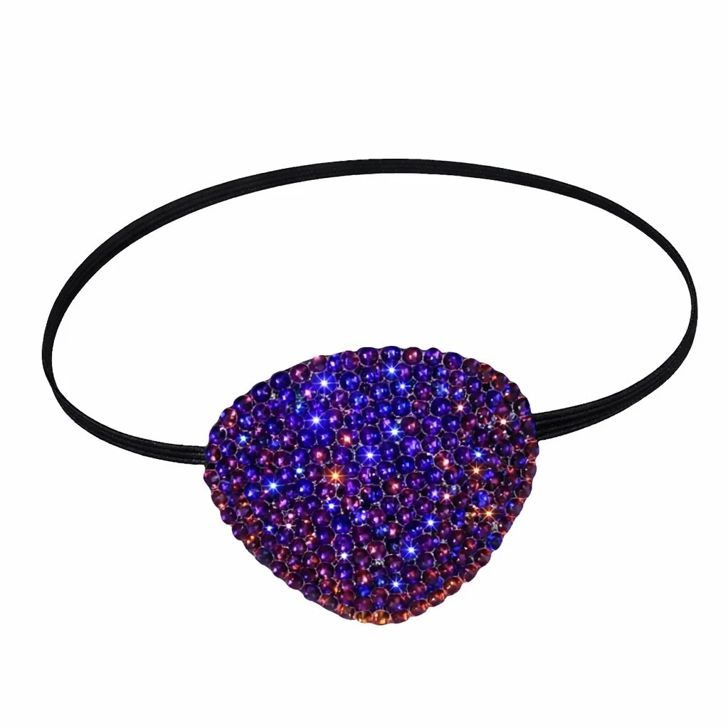 Meridian Blue Crystal Fancy Eye Patch