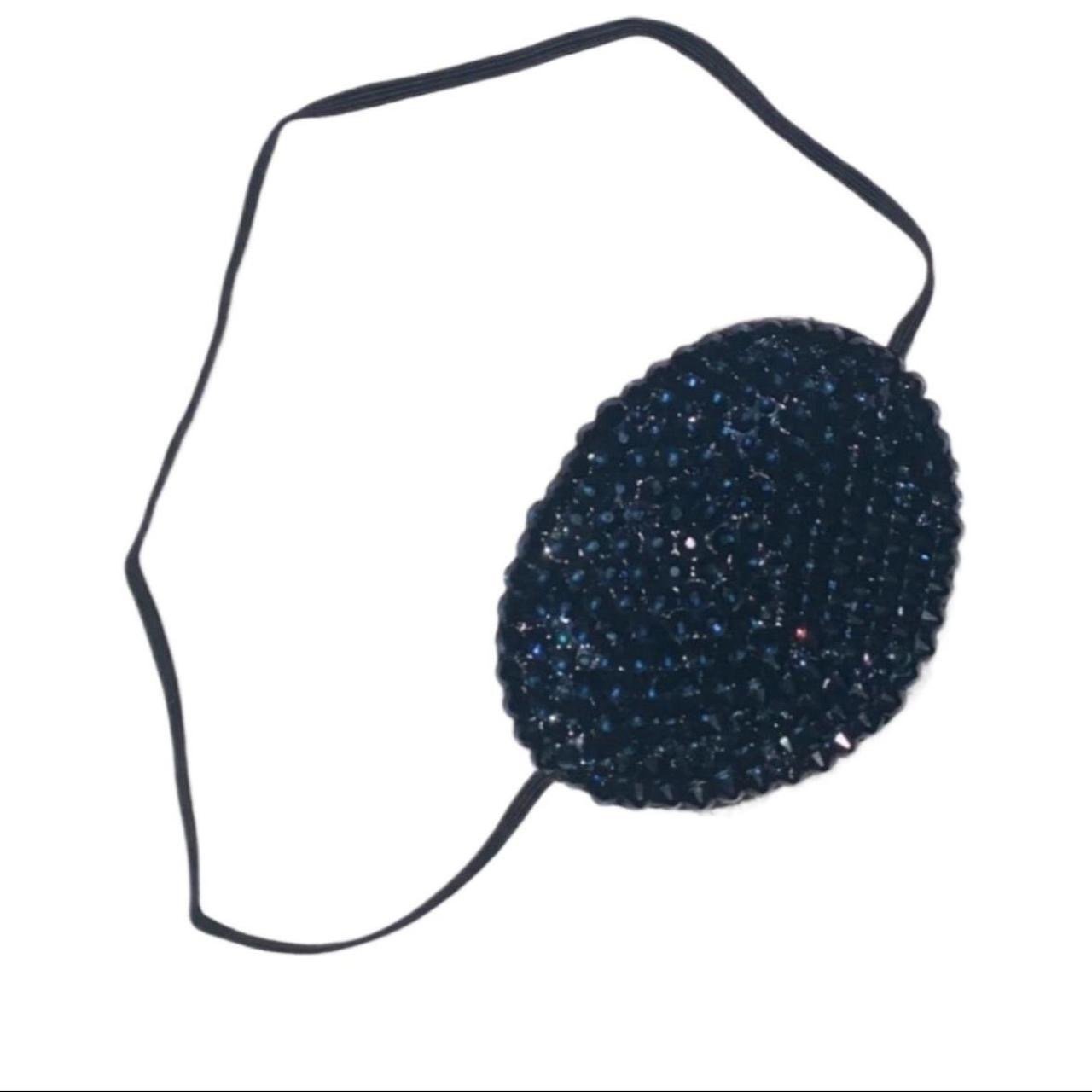 Navy Blue Montana Crystal Fancy Eye Patch