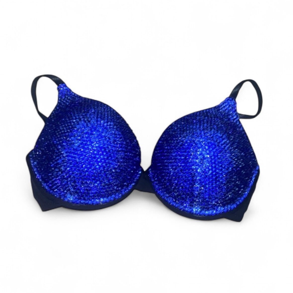 Sapphire Blue Crystal Bra Top