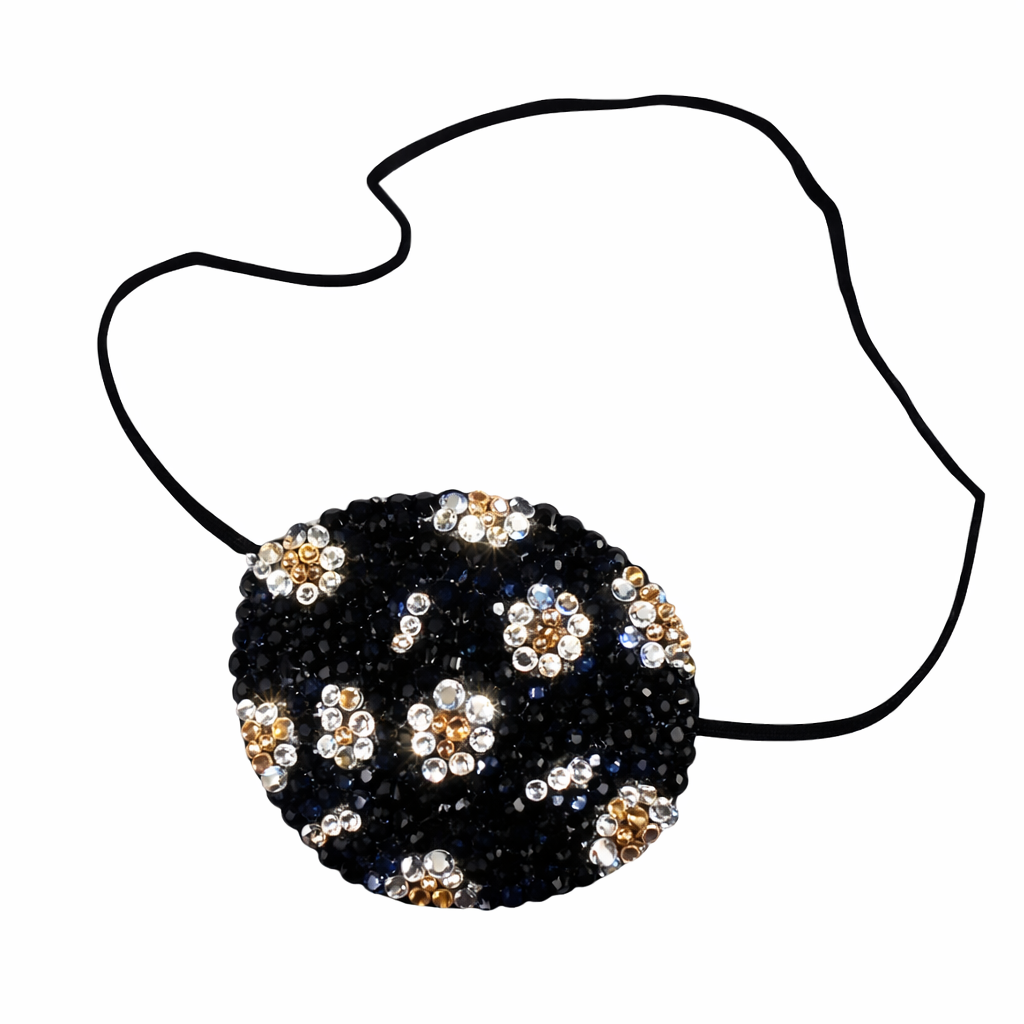 Daisy Print Crystal Fancy Eye Patch