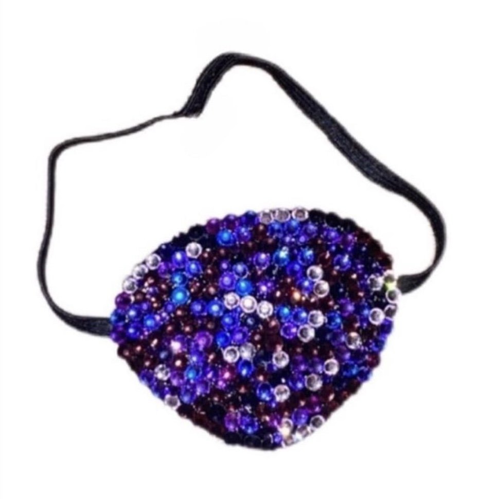 Cadbury Amethyst Lilac & Purple Crystal Fancy Eye Patch