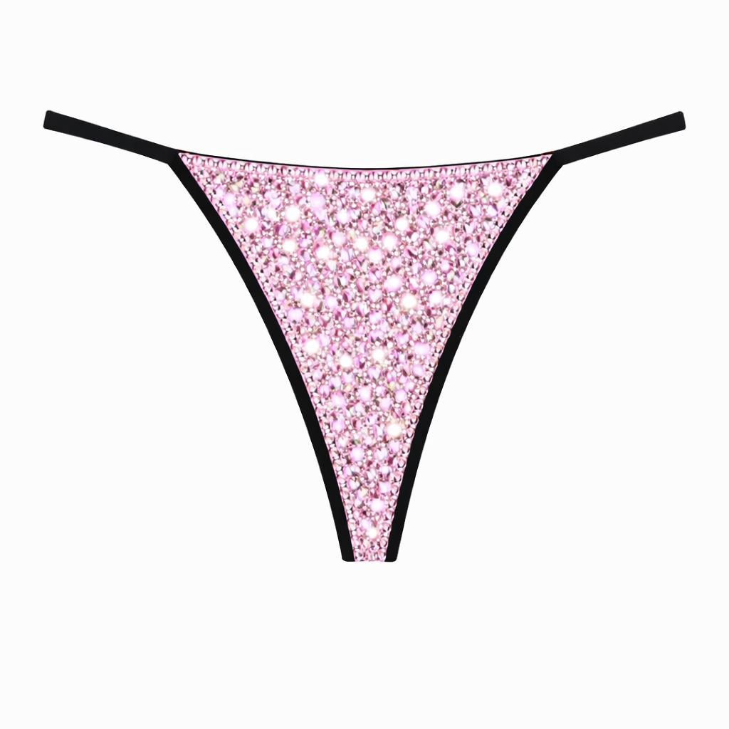 Light Rose Pink Crystal Pantie