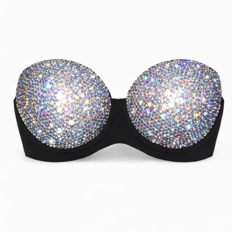 Crystal AB Diamond Bra Top