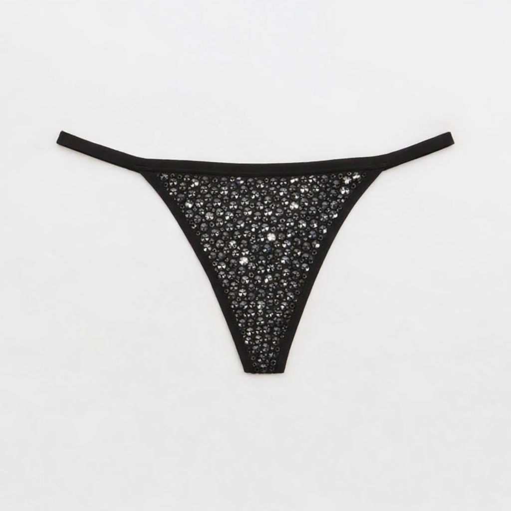 Black Diamond Crystal Pantie