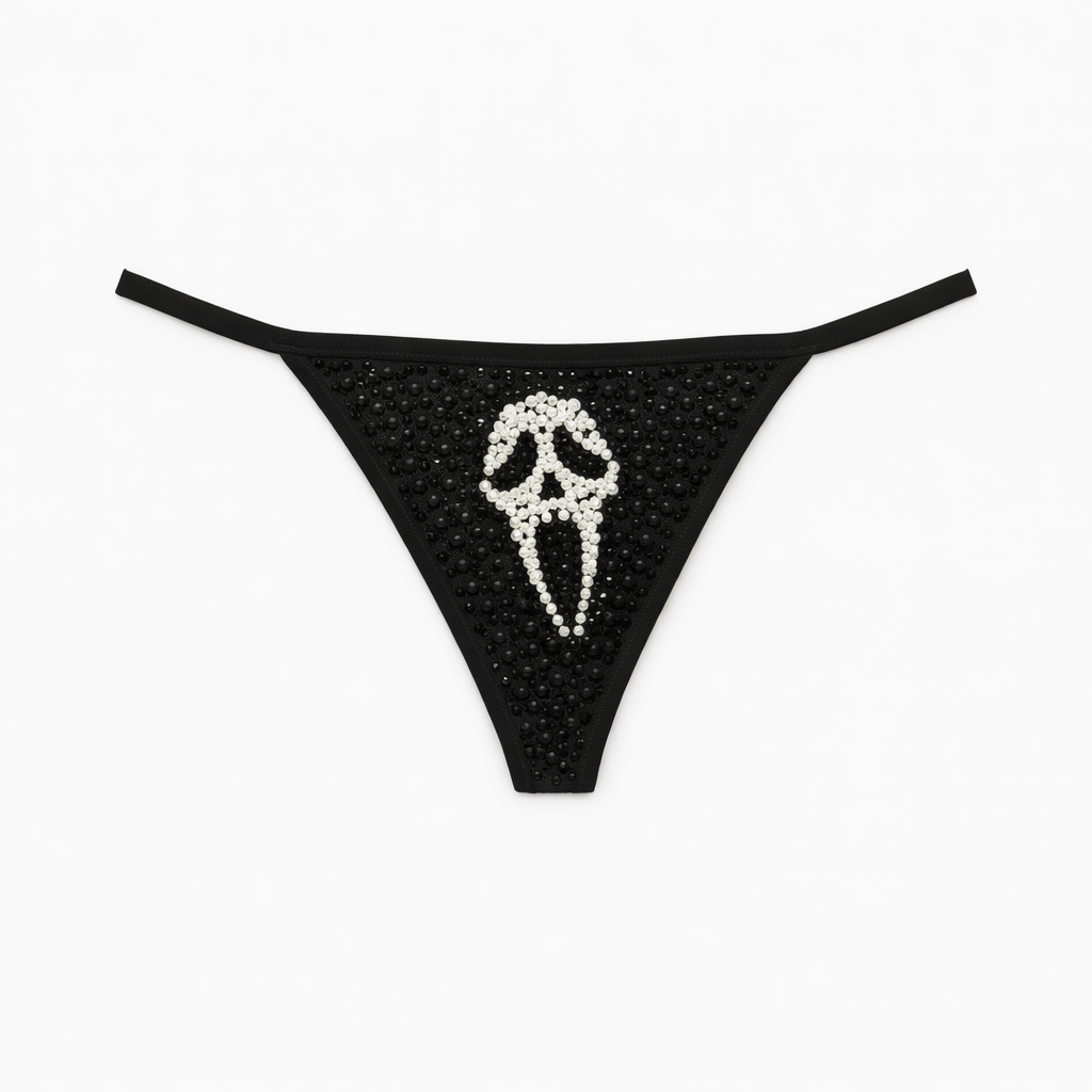 Ghost Face Crystal Pantie