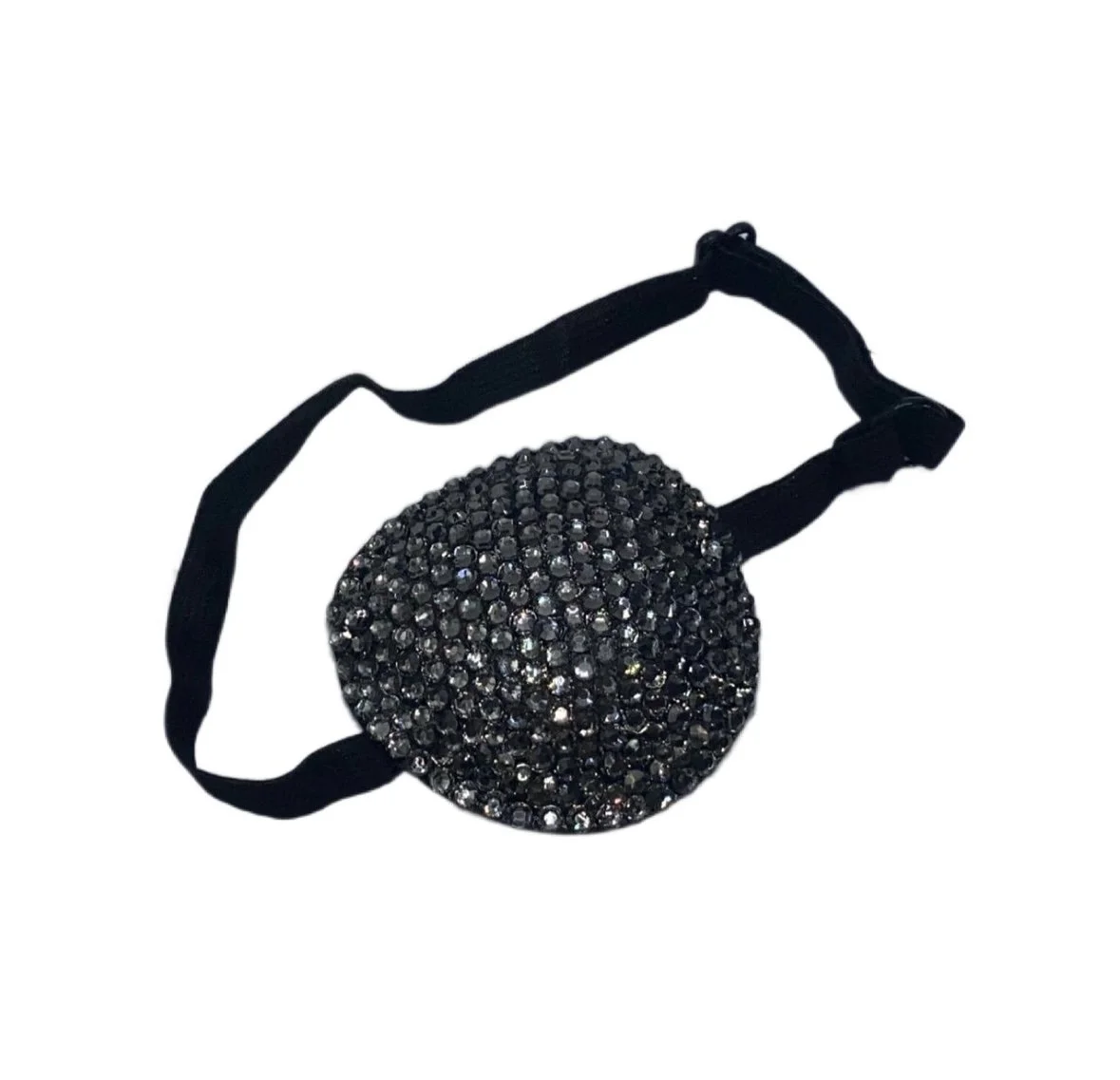 Black Diamond Crystal  Padded Eye Patch